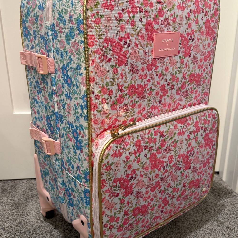 State x LoveShackFancy Floral Logan Carry-On Luggage 🌸